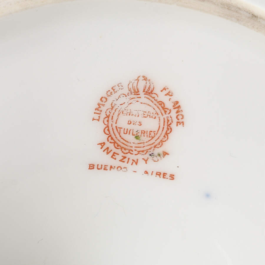 Chateau des Tuileries Polychromed Porcelain Pedestal Tazza-6