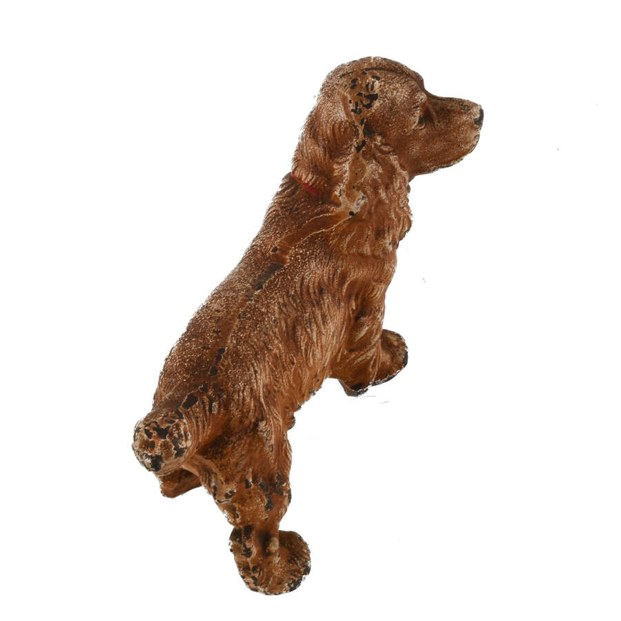 Antique Cast Iron #427 Cocker Spaniel Dog Bookend Attributed to Hubley-6