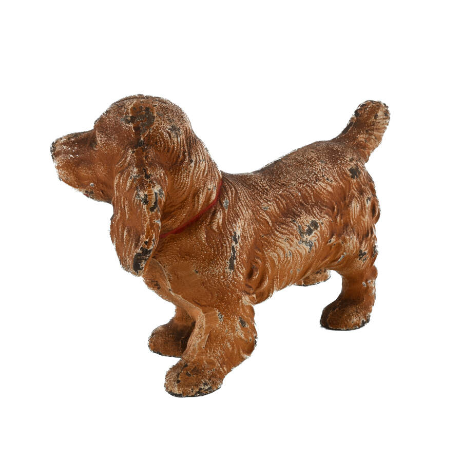 Antique Cast Iron #427 Cocker Spaniel Dog Bookend Attributed to Hubley-4