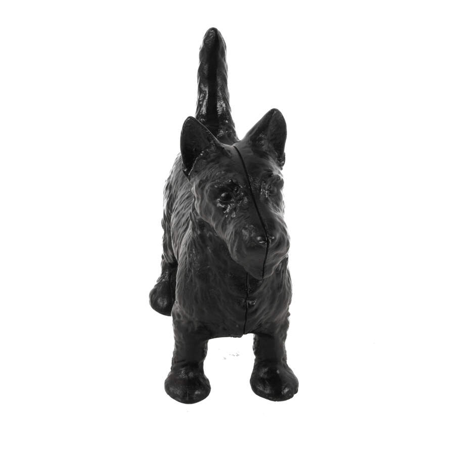 Antique Cast Iron Black Scotty Dog Doorstop-5