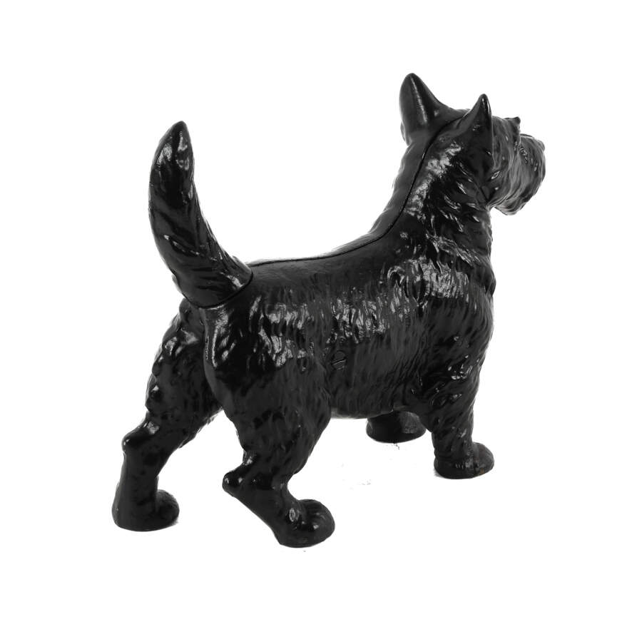 Antique Cast Iron Black Scotty Dog Doorstop-4