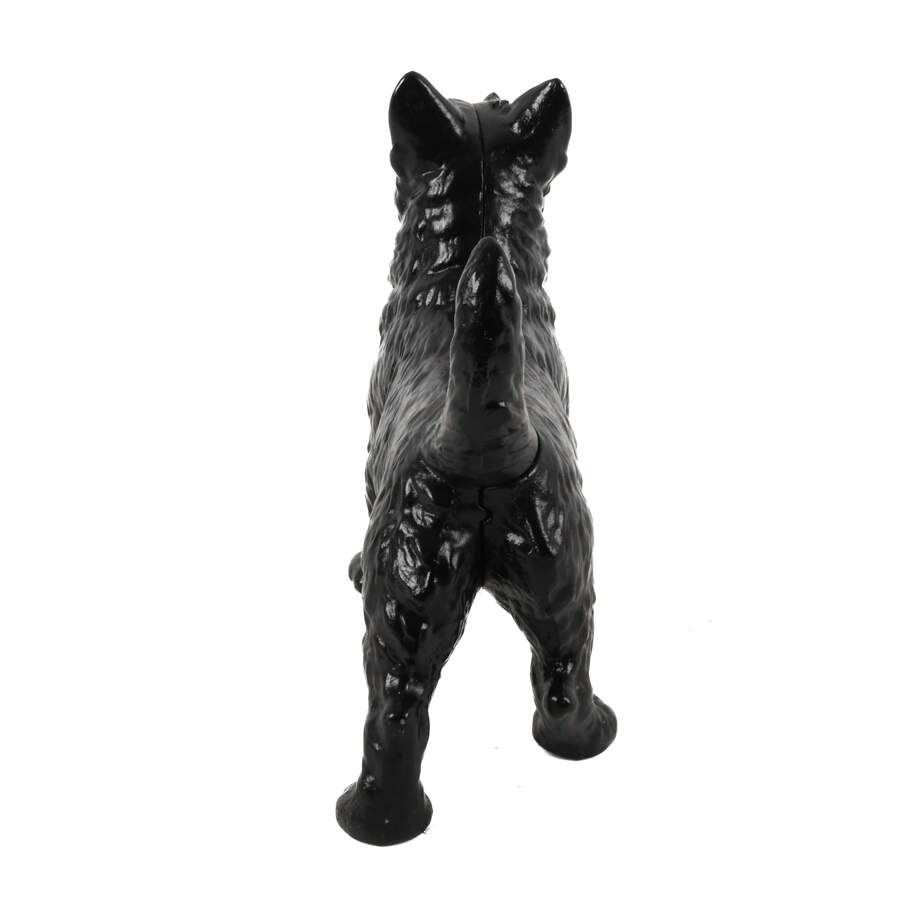 Antique Cast Iron Black Scotty Dog Doorstop-3
