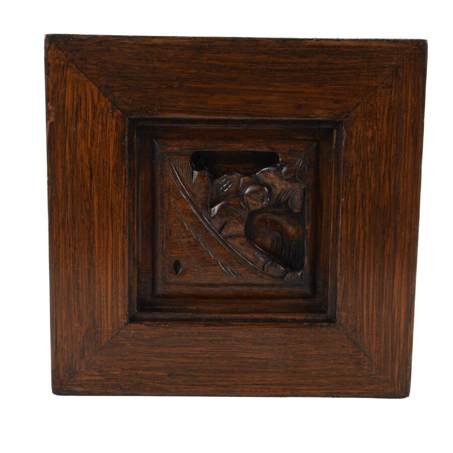 Chinese Export Carved Wood Stand-4