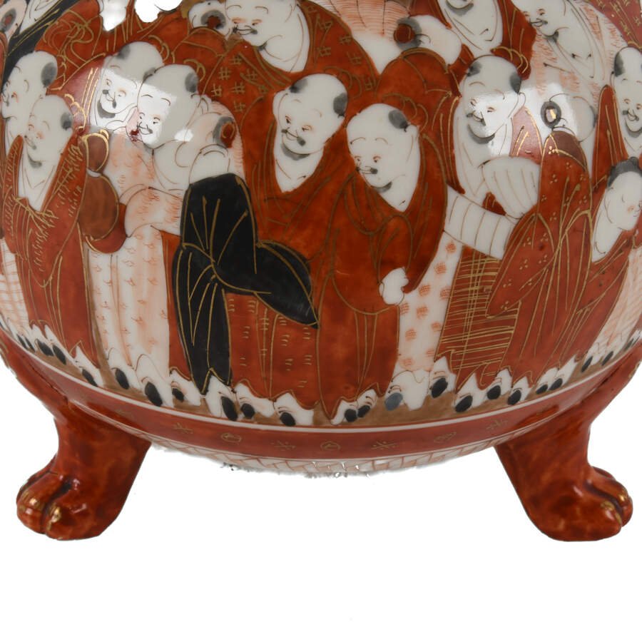 Japanese Kutani Incense Censer Burner-4