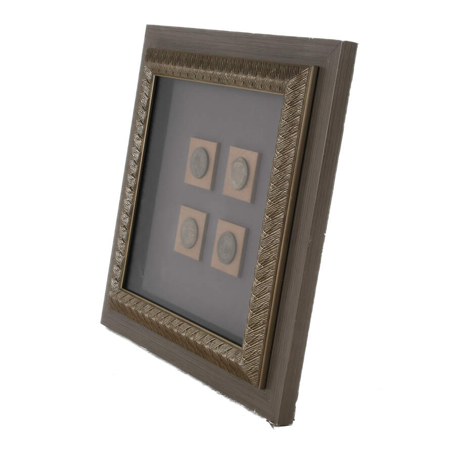 Framed Shadow Box of Ancient Chinese Buddhist Coins-10