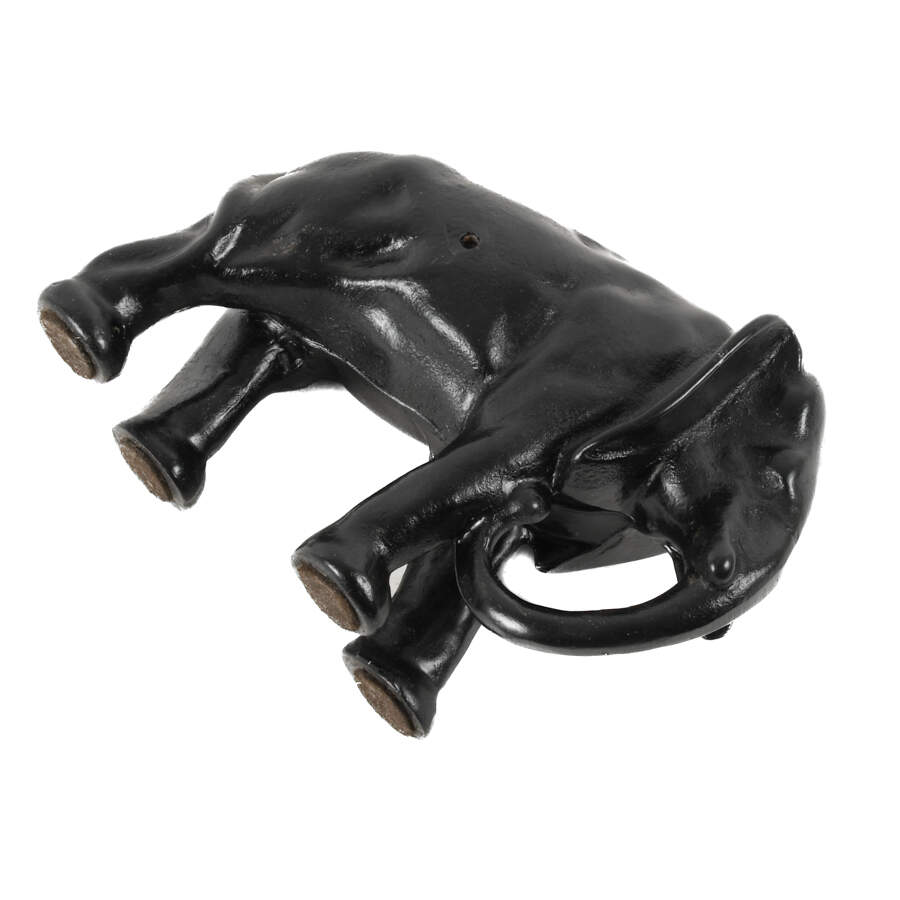 Cast Iron Art Deco Elephant Doorstop-7