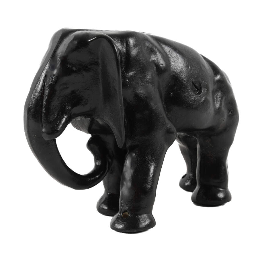Cast Iron Art Deco Elephant Doorstop-5