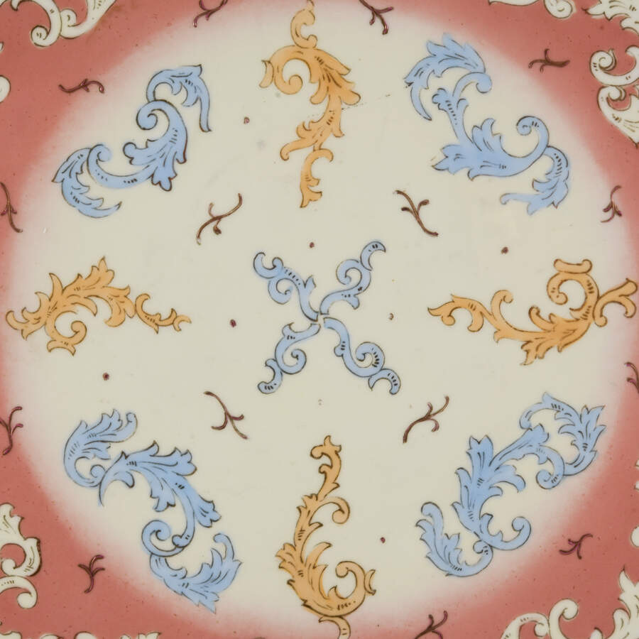 Large Carlsbad Austrian Porcelain Charger-4