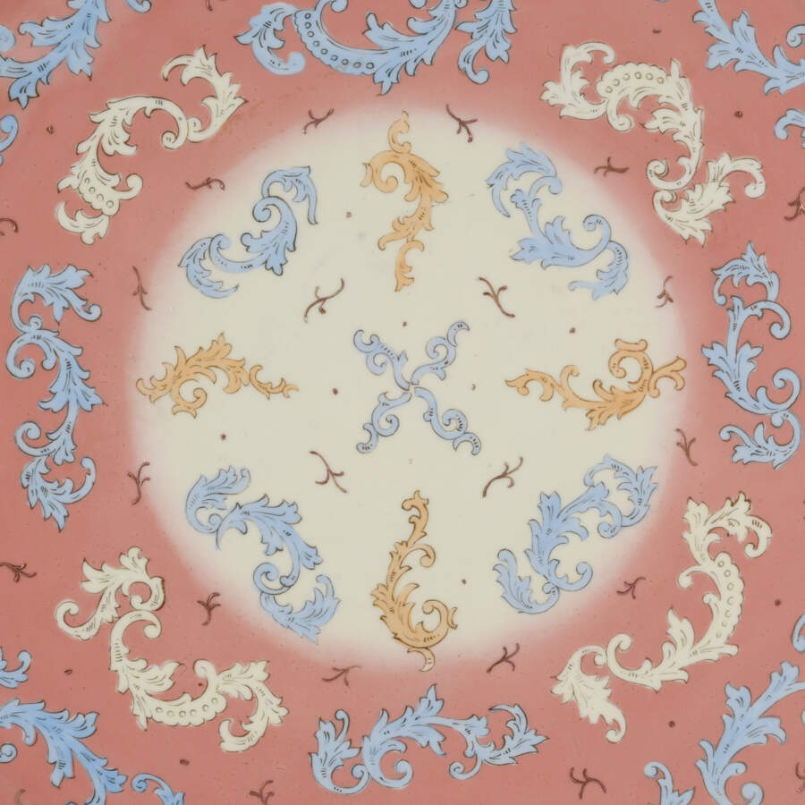 Large Carlsbad Austrian Porcelain Charger-2
