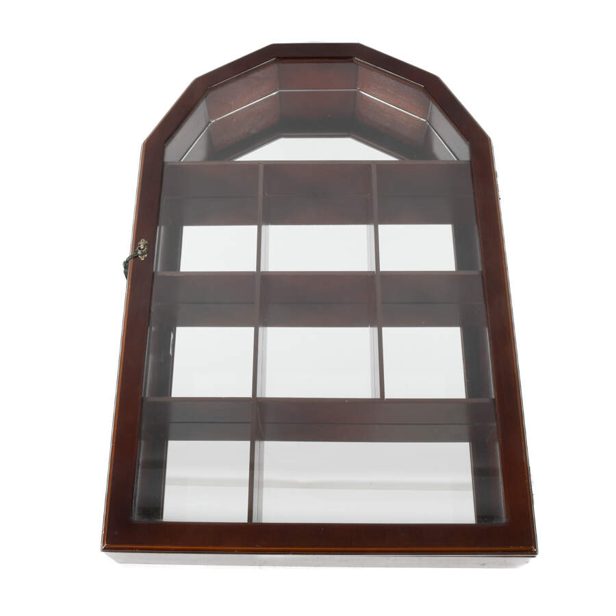 Wall-Hanging Hexagon-Shaped Display Case-2