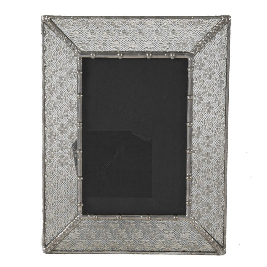Hand-Made Sandwiched Lace Glass Frame-1