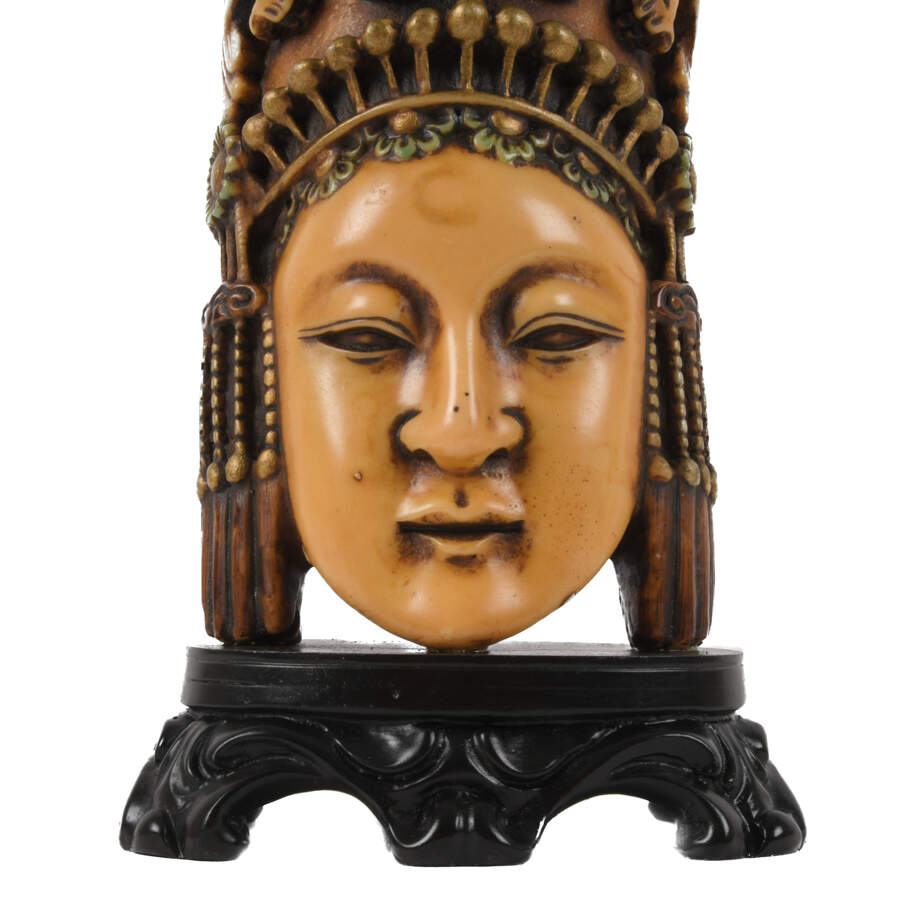 Pair of Chinese Resin Figural Bookends-5