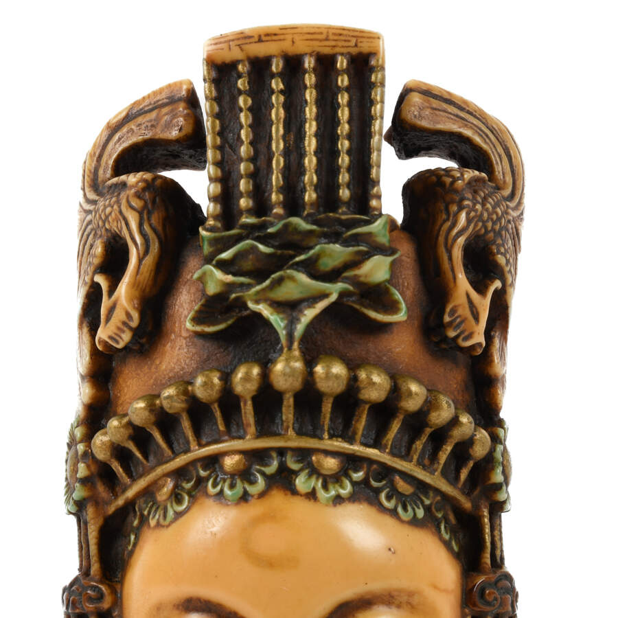 Pair of Chinese Resin Figural Bookends-4