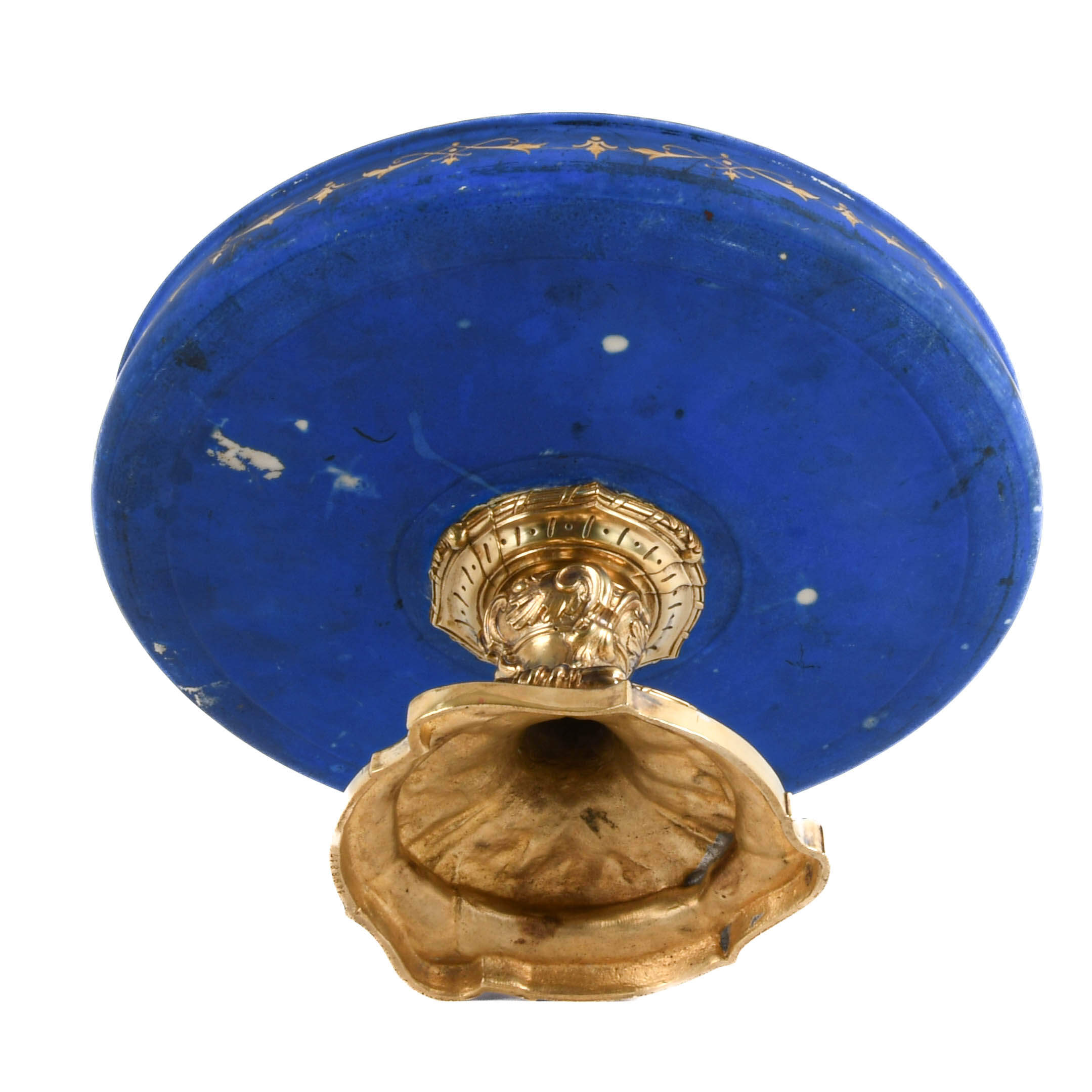 French Hand-Painted Compote Centerpiece-5