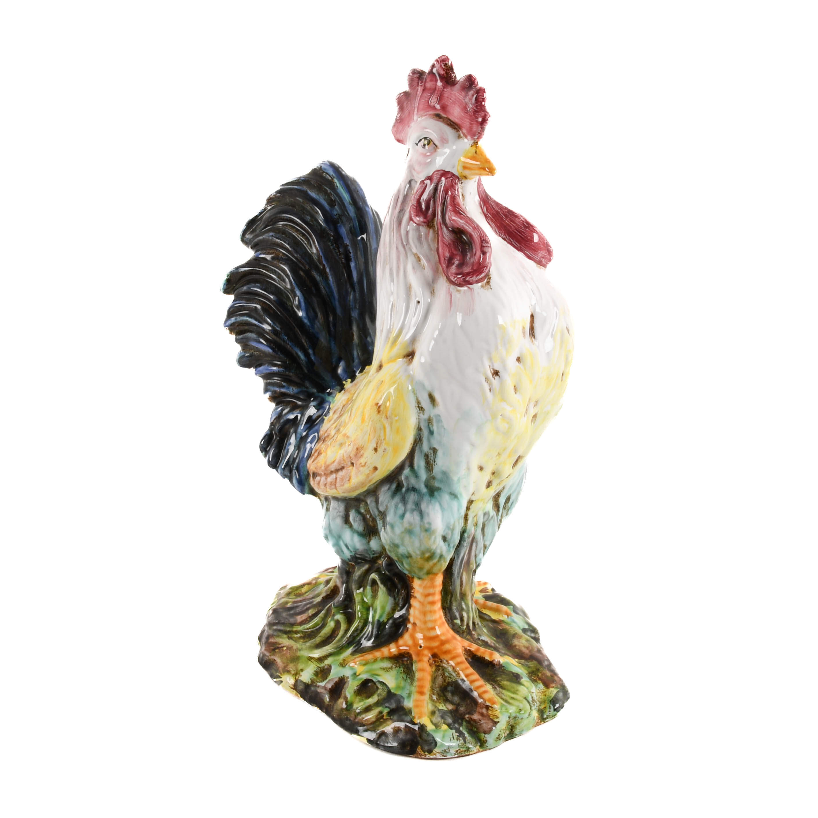Italian Majolica Rooster-4