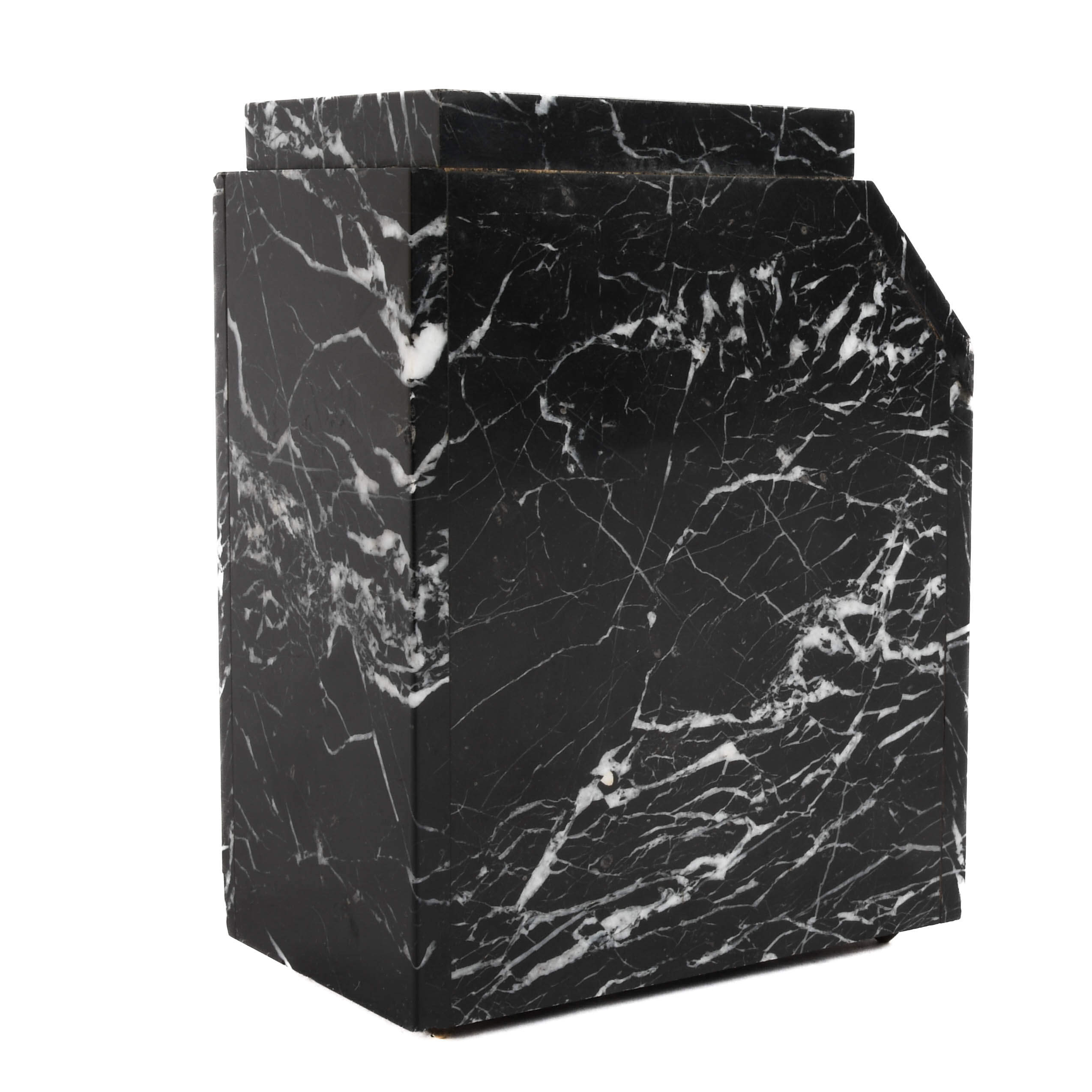 Art Deco Banded Marble Decorative Sculpture-3