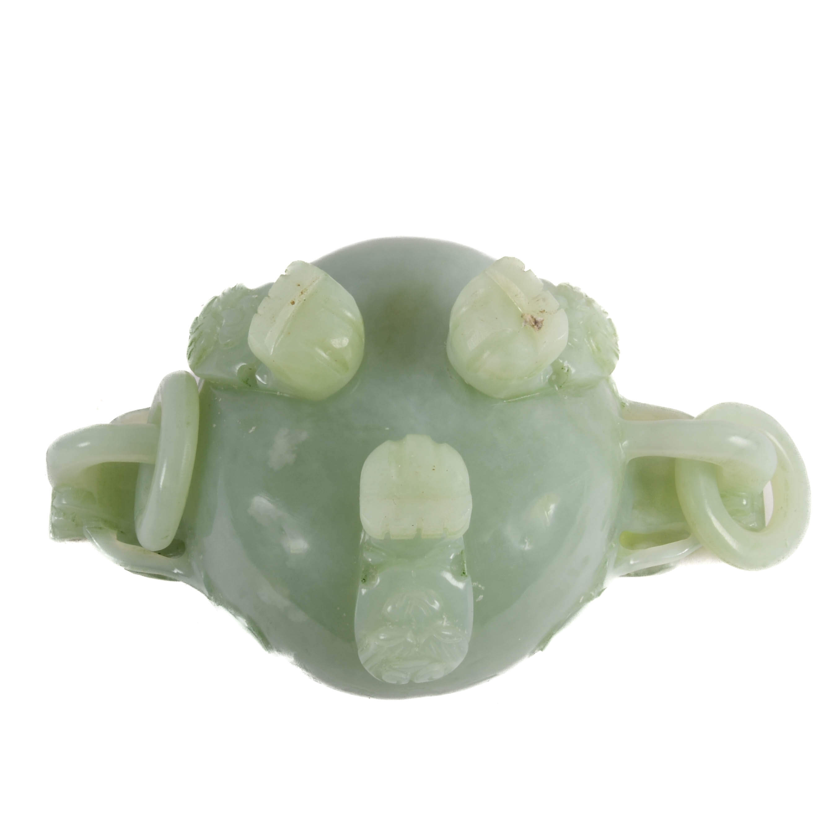 Antique Chinese Carved Jade Incense Censer-7