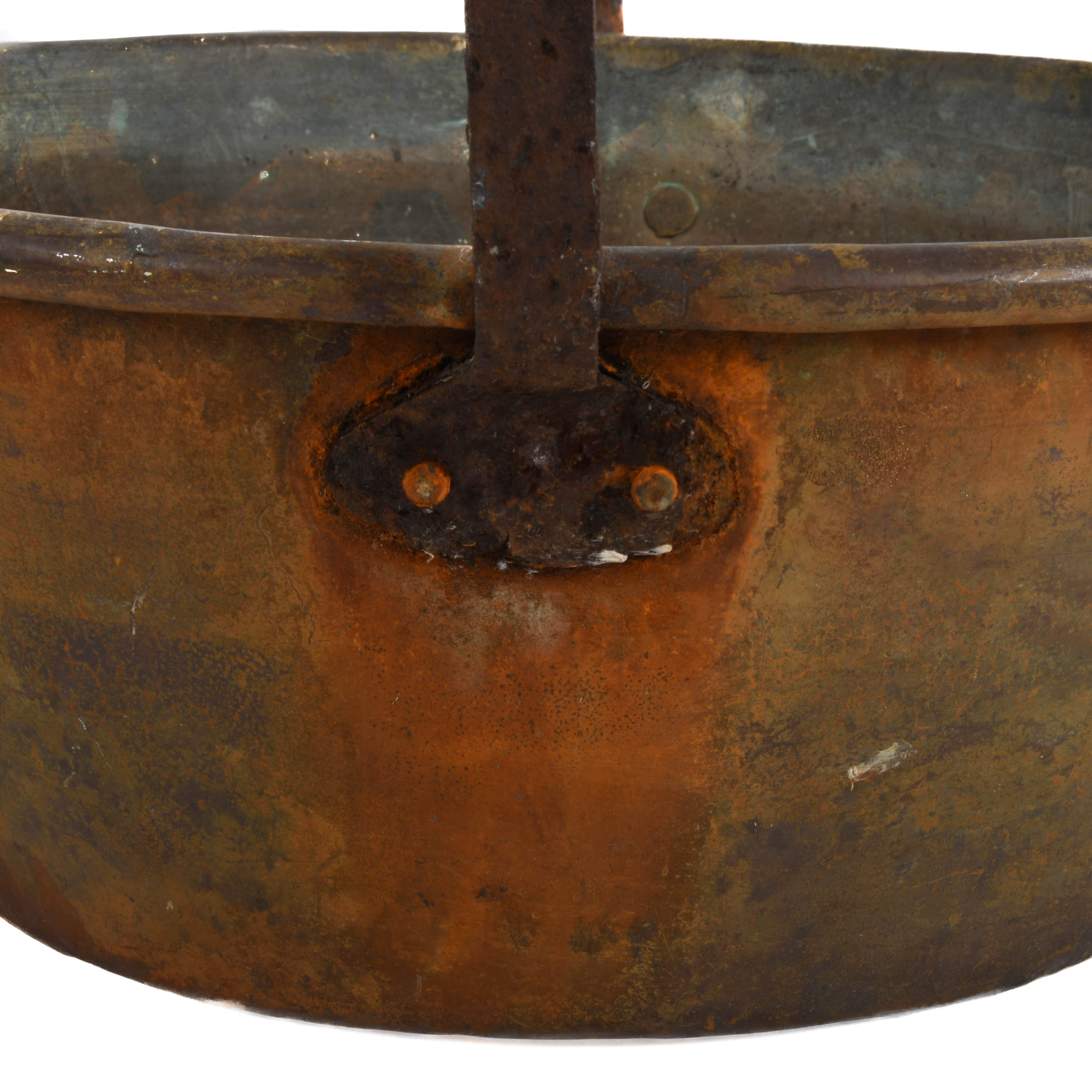 Antique Fireside Copper Jelly Pan-4