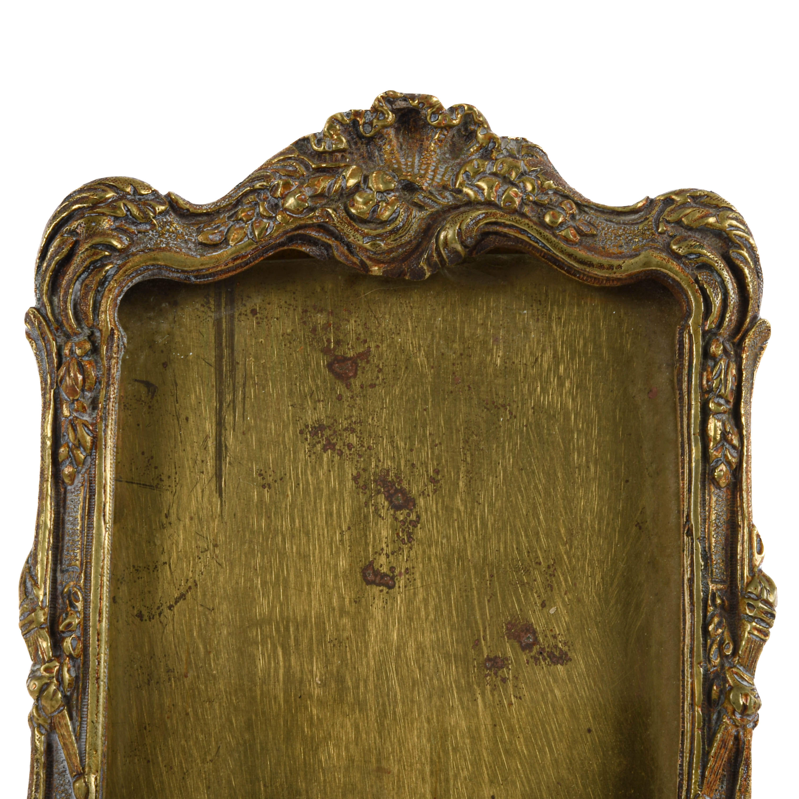Ornate Bronze Victorian Picture Frame-2
