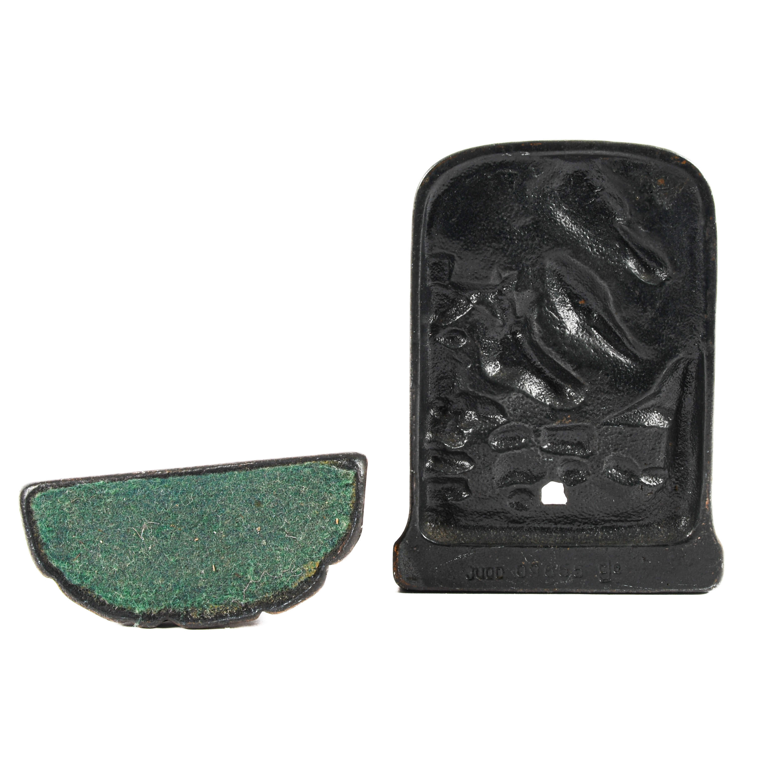 Art Deco Era Cast Iron Horse Motif Bookends-7