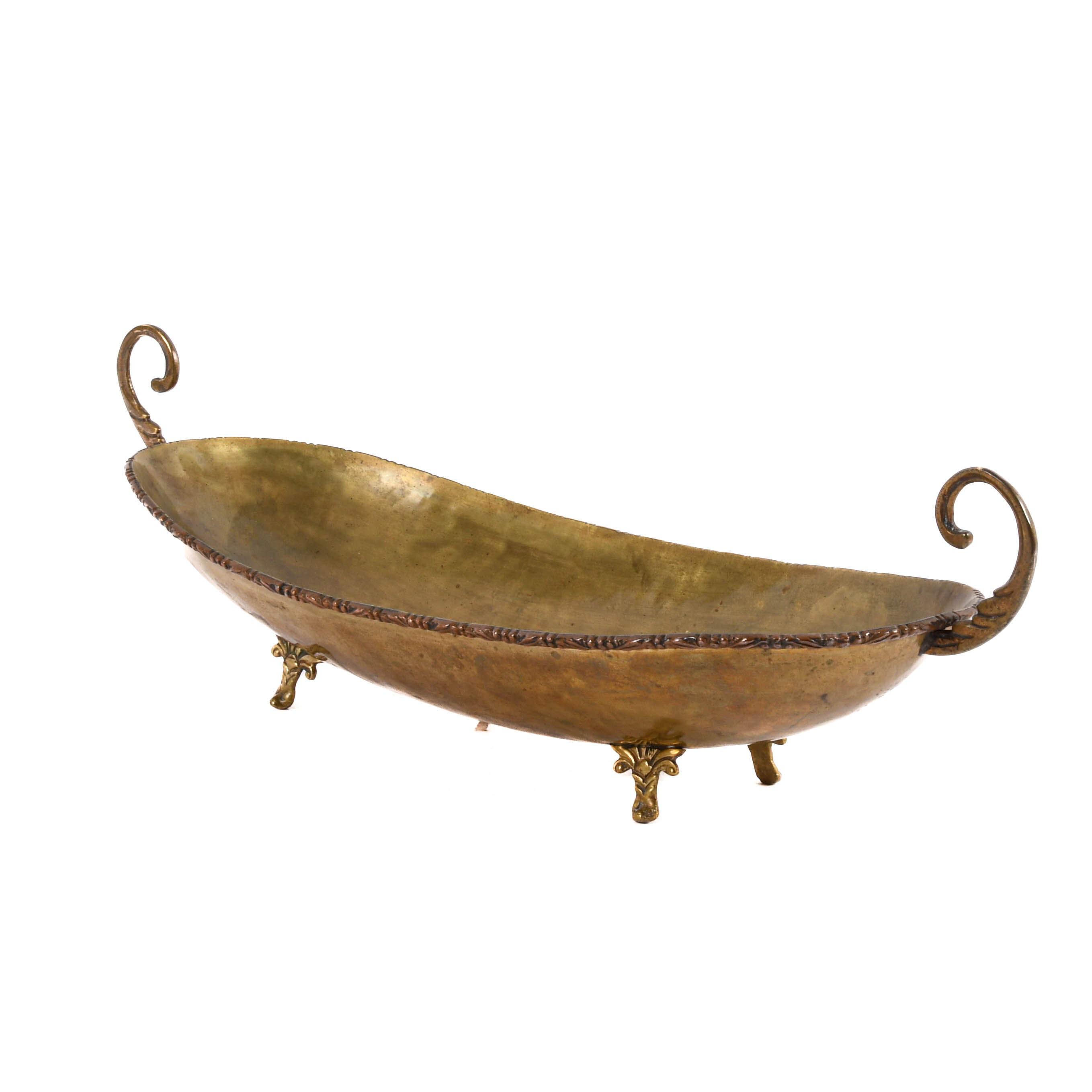 Brass Footed Centerpiece-2