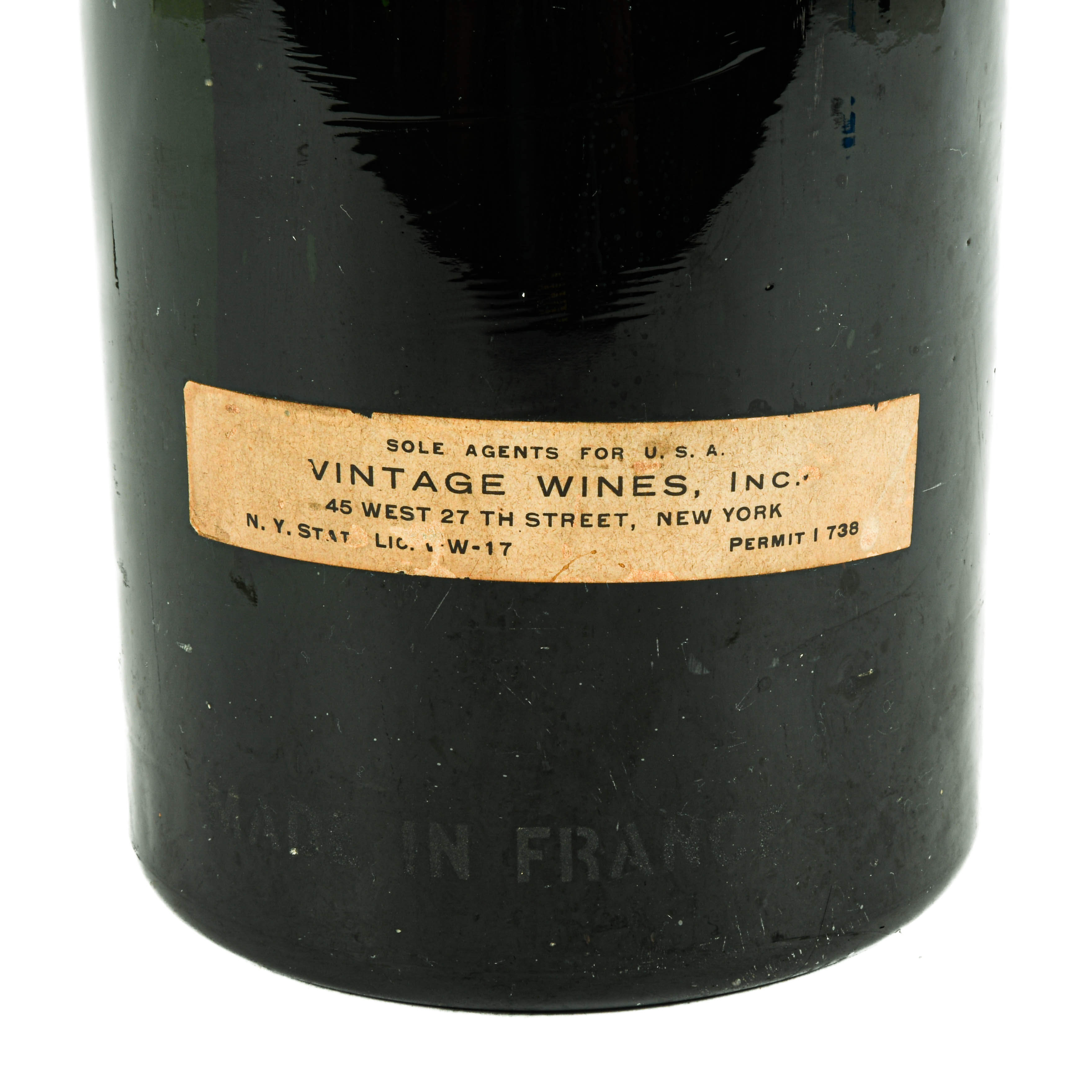 Antique 1928 Napoleon Brand Champagne Dummy Bottle-5