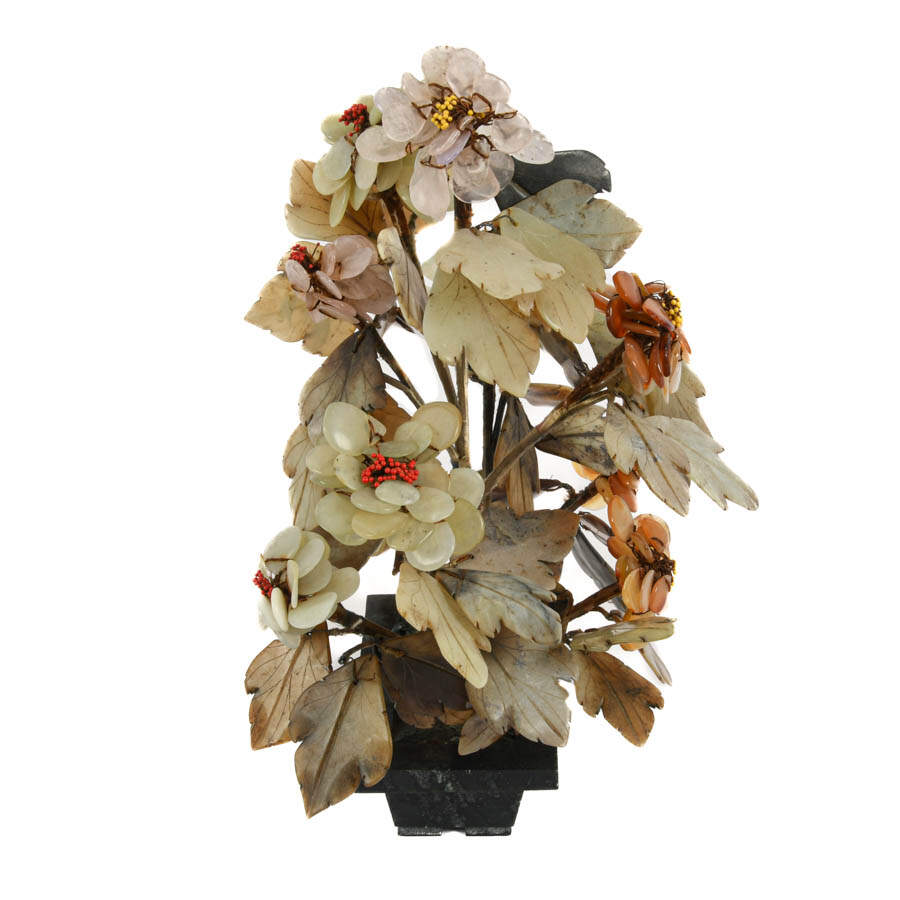 Chinese Jade and Stone Tree-7