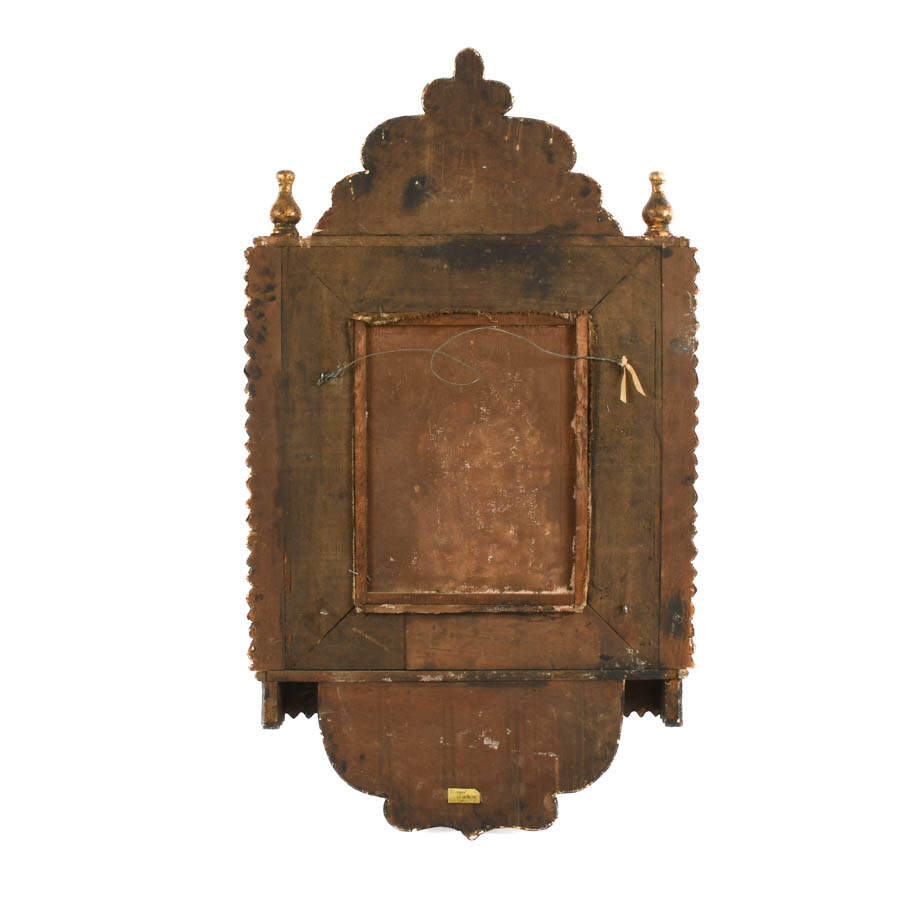 Antique South American Colonial Altarpiece-6