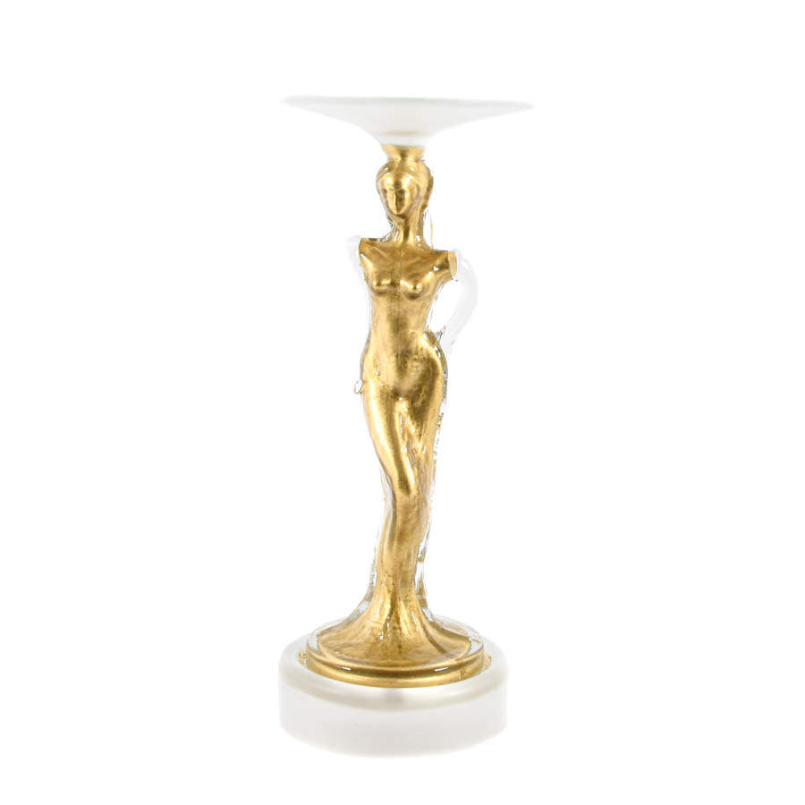 Venetian Art Deco-Style Figural Compote-1