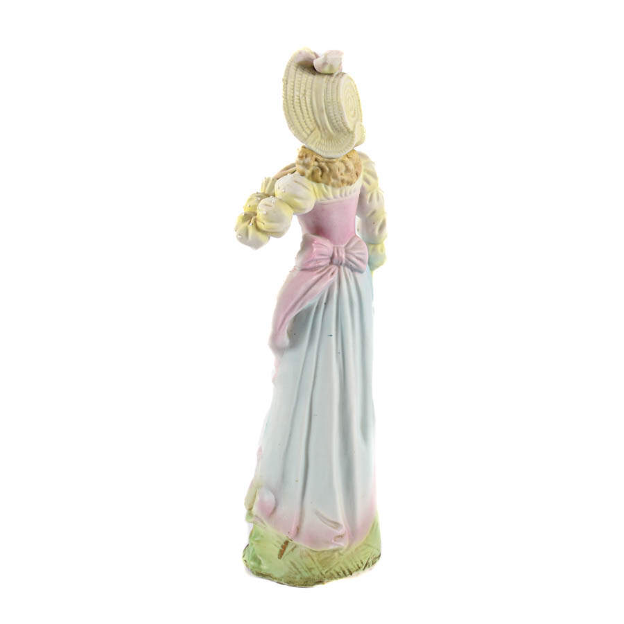 Bisque Victorian Lady Figurine-4