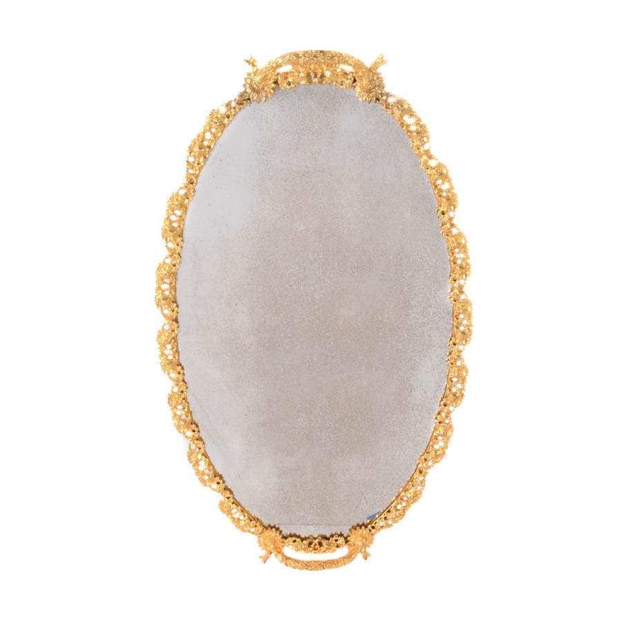 Ornate Vanity Dresser Tray Plateau-2
