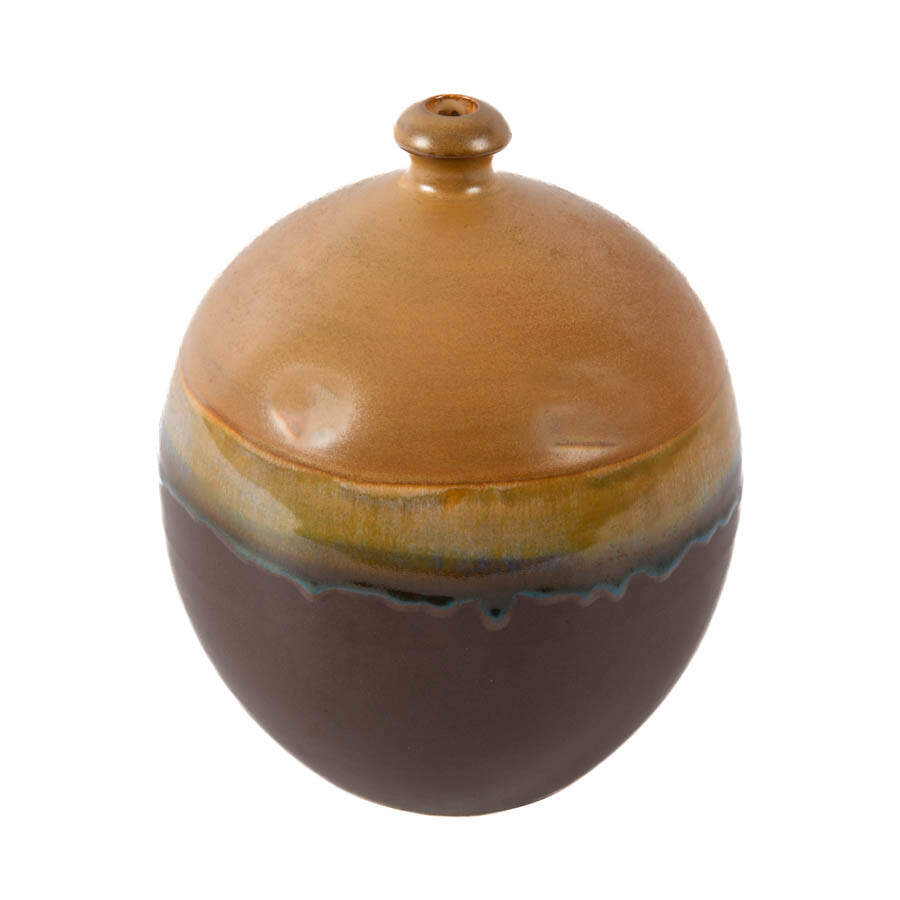 Drip Glazed Art Pottery Weed Pot-2