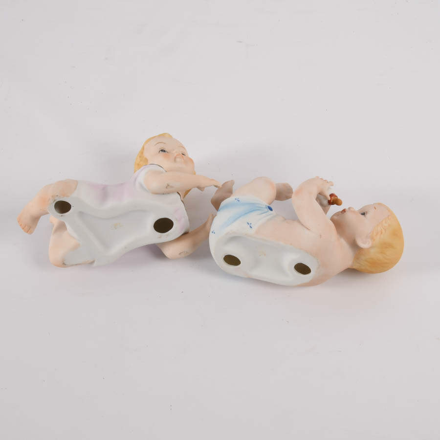 Pair of Bisque Piano Babies-6