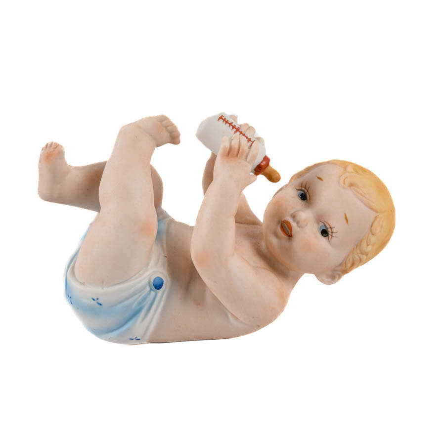 Pair of Bisque Piano Babies-5