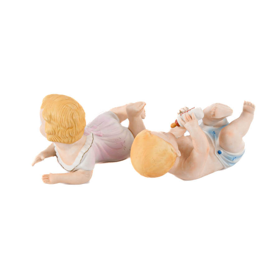 Pair of Bisque Piano Babies-3