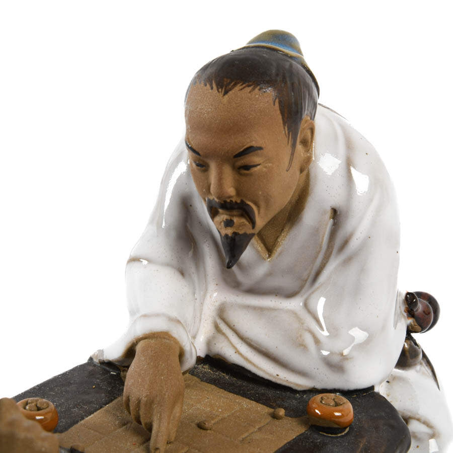Chinese Pottery Mudmen Statue-6
