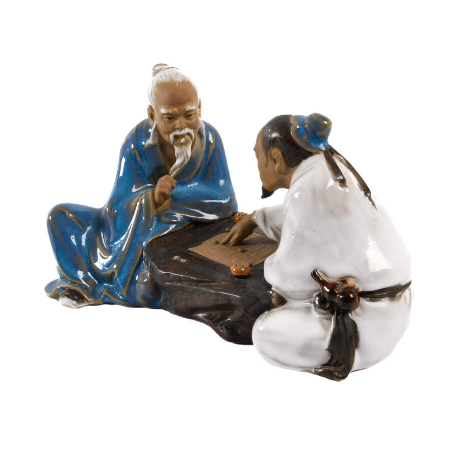 Chinese Pottery Mudmen Statue-4