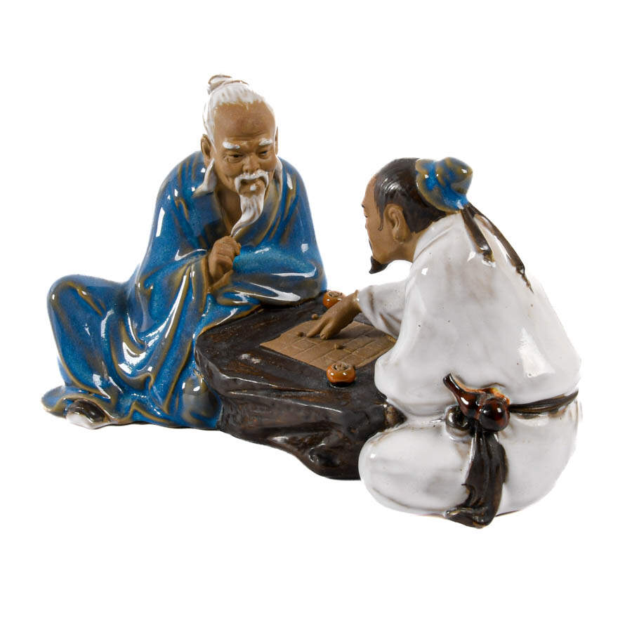 Chinese Pottery Mudmen Statue-2
