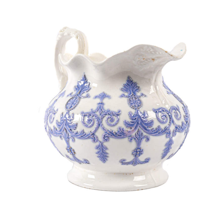 Victorian Staffordshire Water Pitcher-2