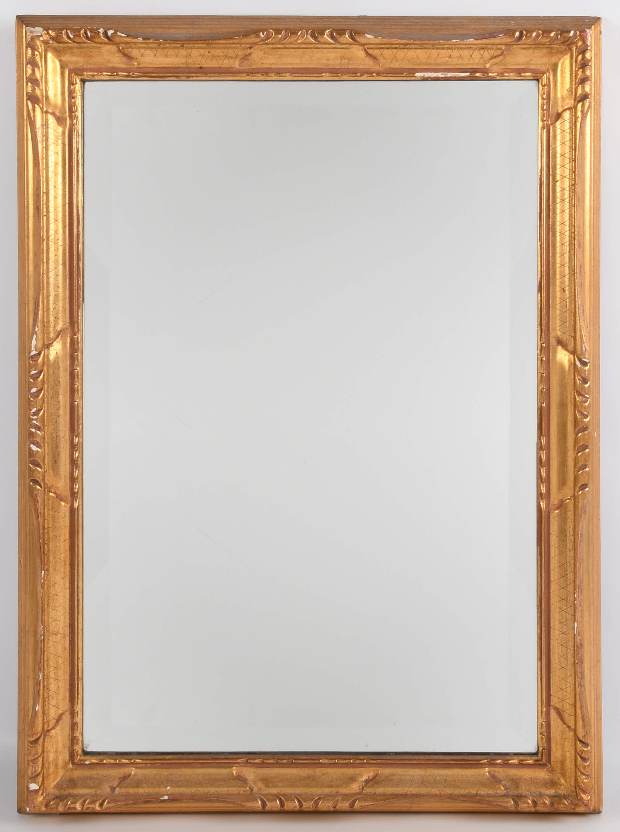 Ornate Gilded Wood Mirror-1