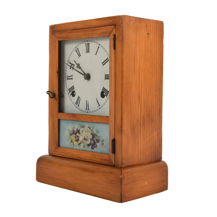 Antique Cottage Shelf Clock-4