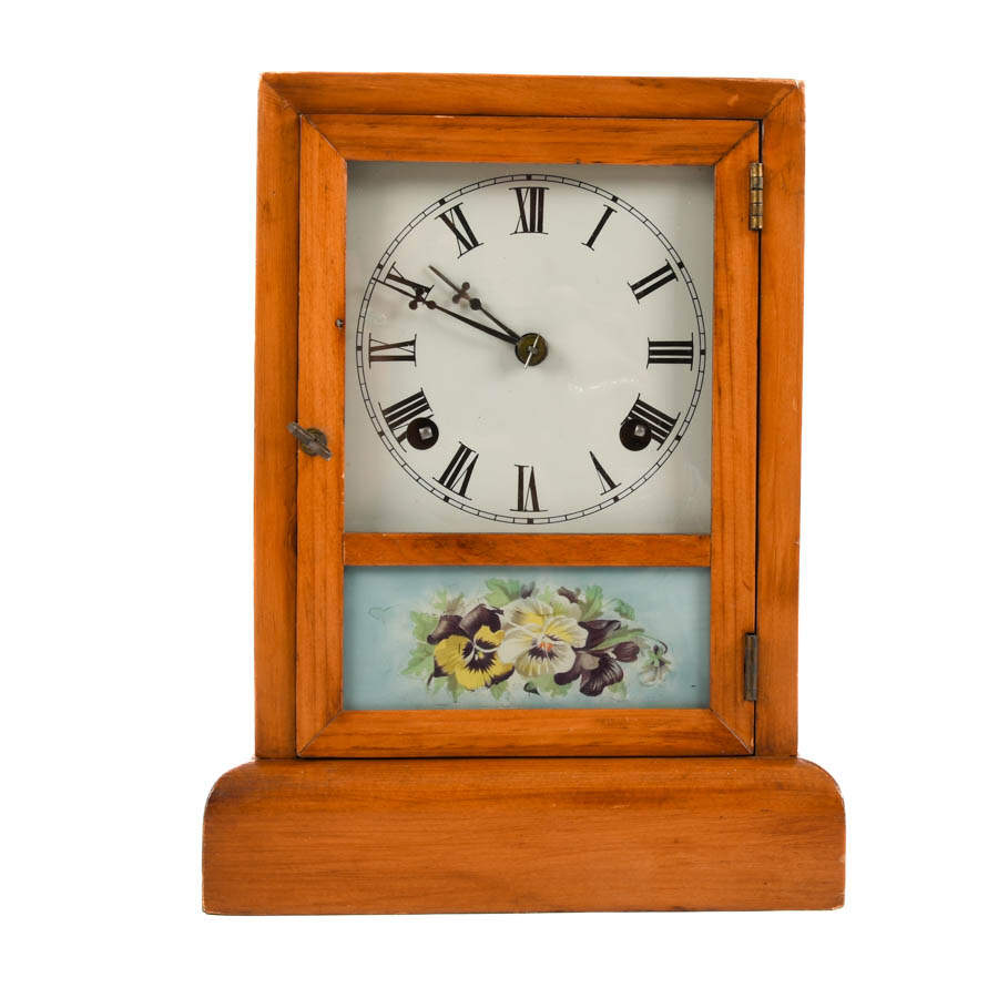 Antique Cottage Shelf Clock-1