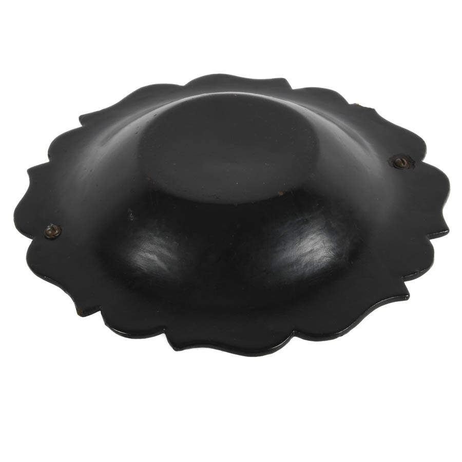 Victorian Papier-Mâché Scalloped Edge Tray Bowl-4