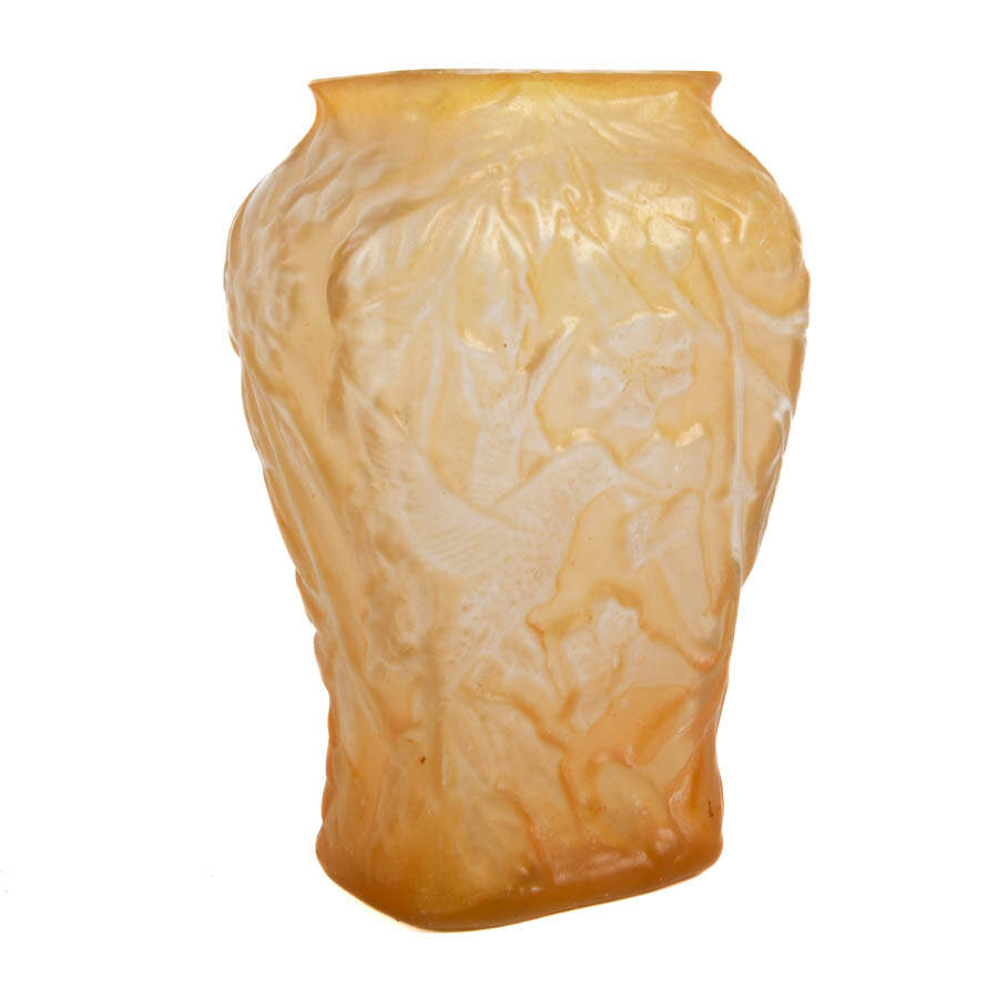 Consolidated Glass Co. Hummingbird Vase-4