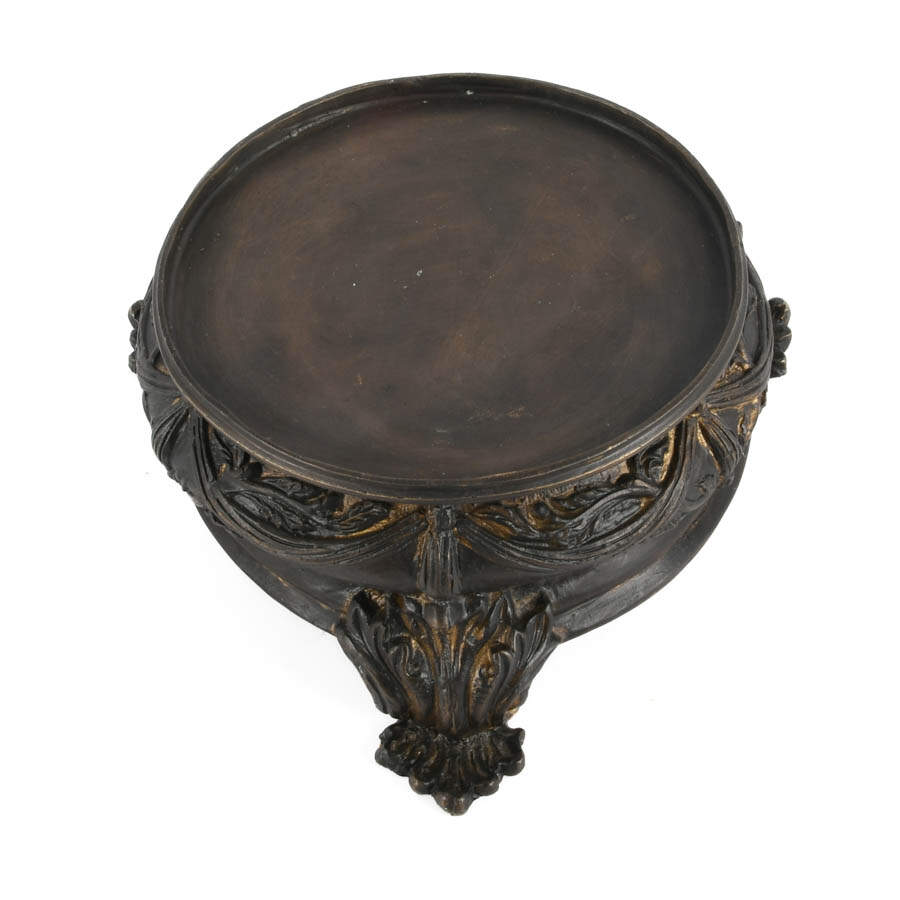Cast Metal Footed Pedestal Base-3