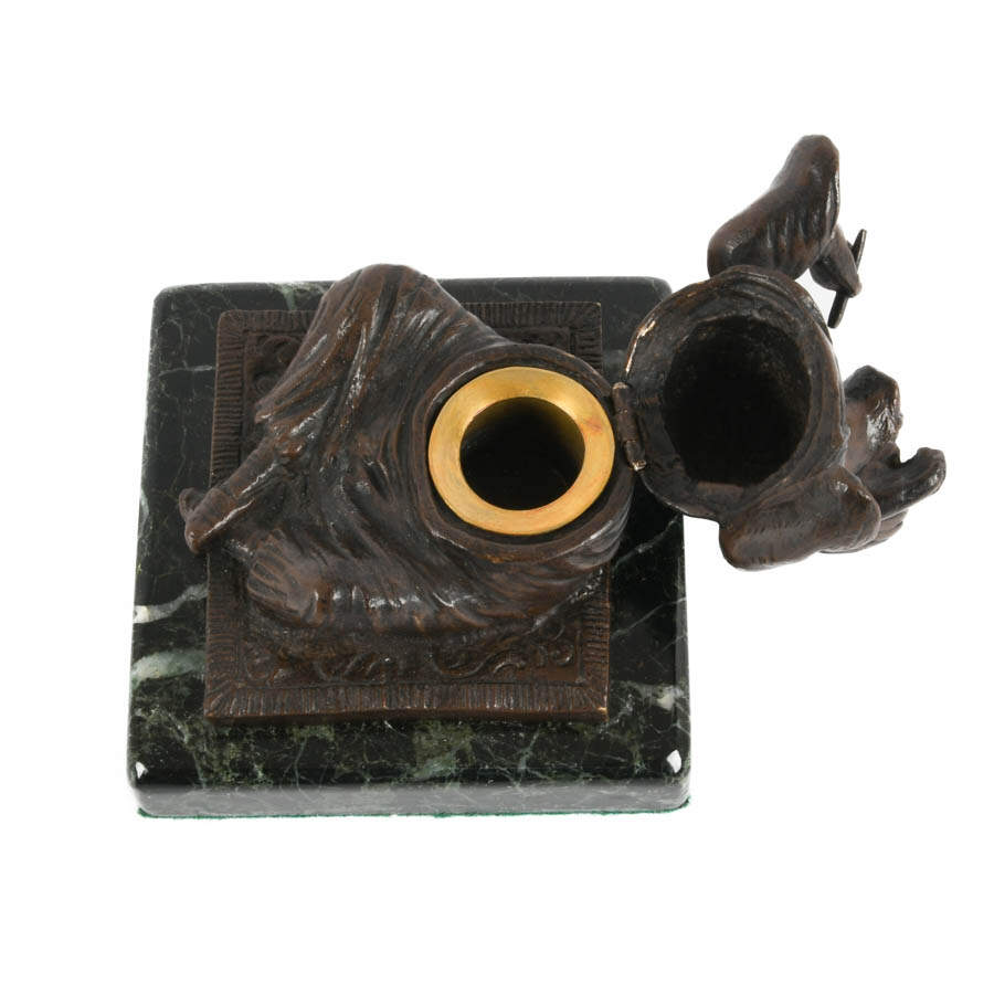 Antique Orientalist-Style Novelty Inkwell-6