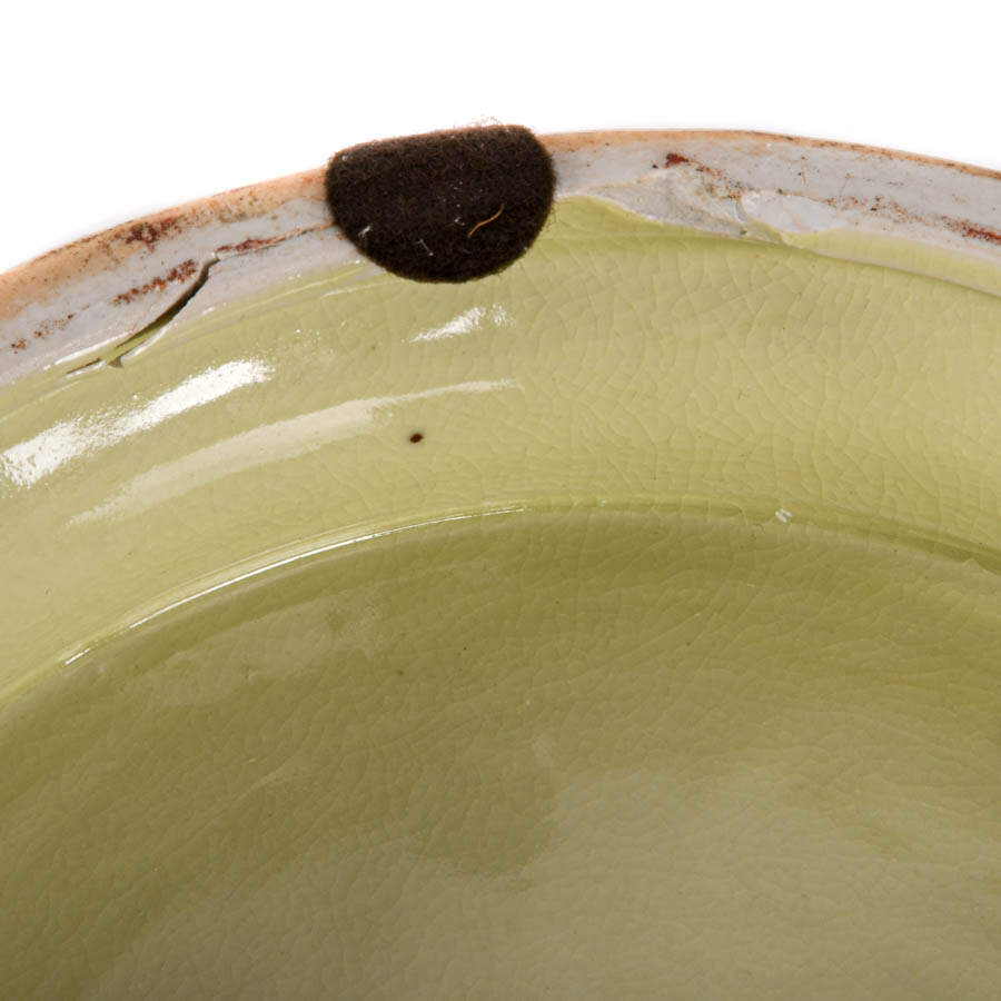 Royal Satsuma Porcelain Centerpiece Bowl with Rosewood Base-7
