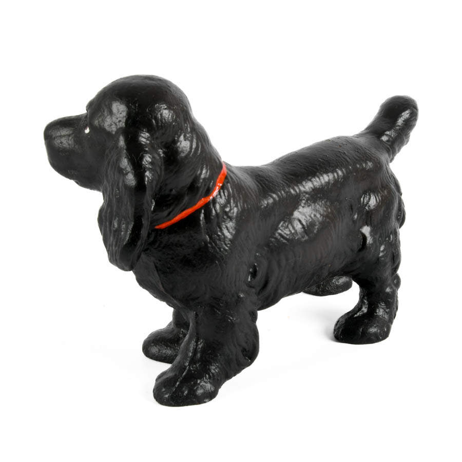 Cast Iron Hubley Spaniel Dog Doorstop-4