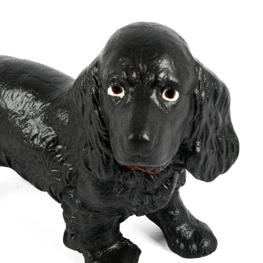 Cast Iron Hubley Spaniel Dog Doorstop-3