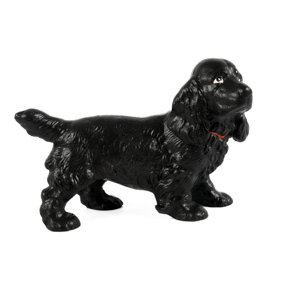 Cast Iron Hubley Spaniel Dog Doorstop-2